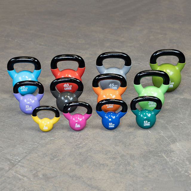 Body-Solid Vinyl Dipped Kettlebells KBV