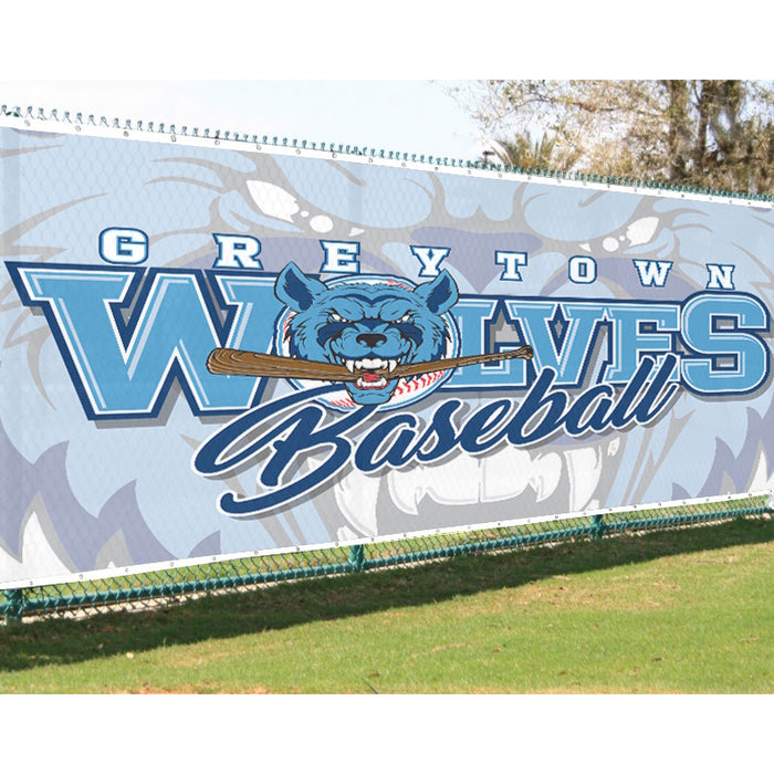 Aer-Flo® Sports Competition™ Printed Mesh & Vinyl Windscreen