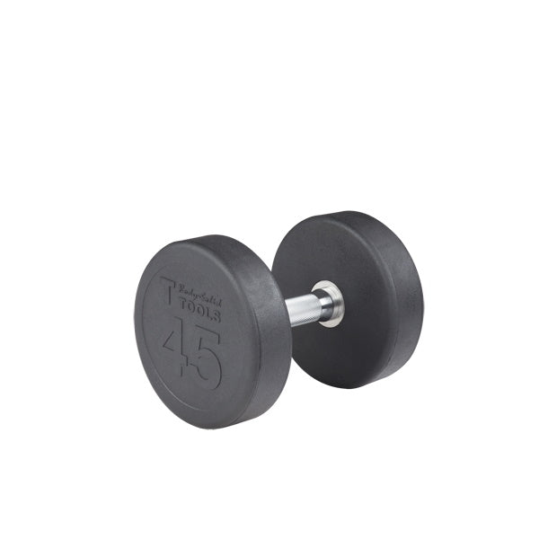 Body-Solid 45lb. Rubber Round Dumbbell SDP45