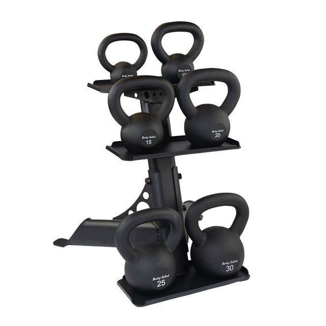 Body-Solid 5-30 lb. Powder Coat Kettlebell Package KBRS105Pack