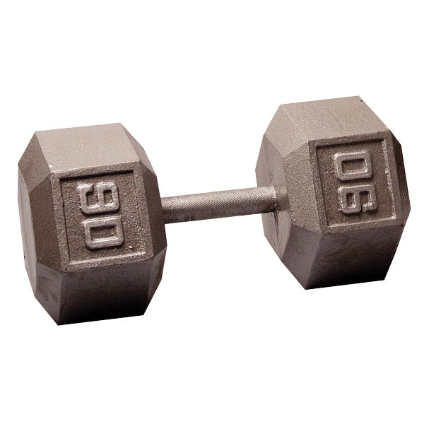 Body-Solid 90Lb. Cast Iron Hex Dumbbell SDX90