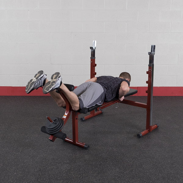 Body-Solid Best Fitness Olympic Bench with Leg Developer BFOB10