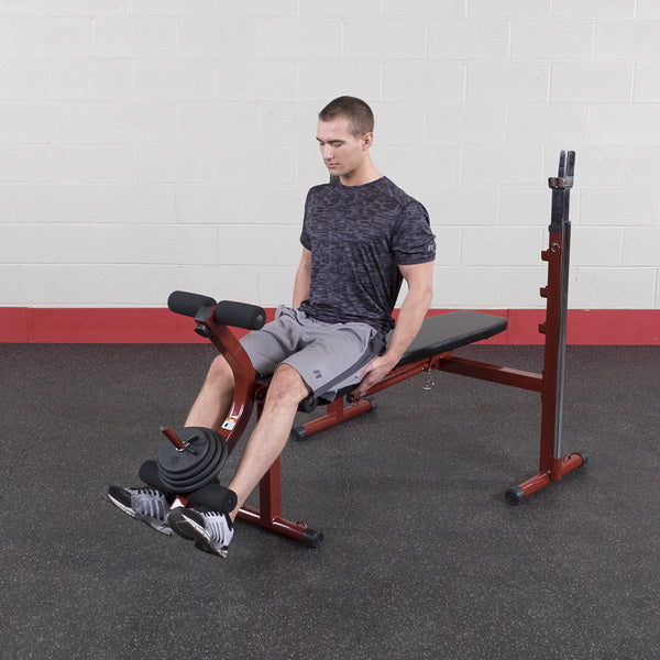 Body-Solid Best Fitness Olympic Bench with Leg Developer BFOB10