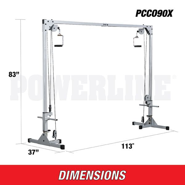 Body-Solid Powerline Cable Cross Over PCCO90X