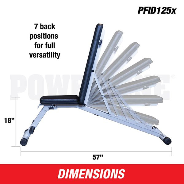 Body-Solid Powerline Fully Assembled FID Bench PFID125X