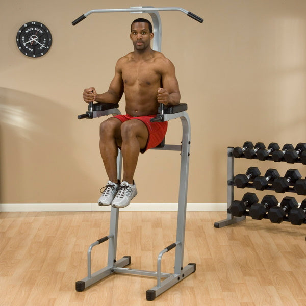 Body-Solid Powerline Vertical Knee Raise Dip Push-up Chin-Up PVKC83X