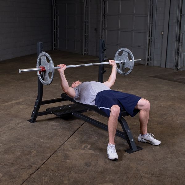 Body-Solid Pro Clubline Flat Olympic Bench SOFB250