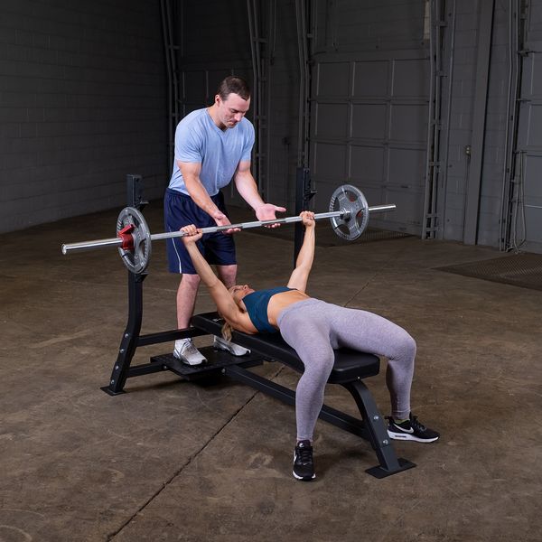 Body-Solid Pro Clubline Flat Olympic Bench SOFB250