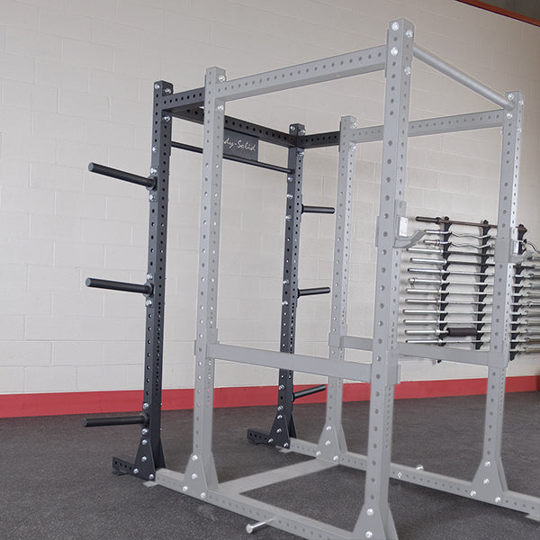 Body-Solid Pro Clubline Power Rack Double Rack/Extension with Monkey Bar SPR1000DBBack