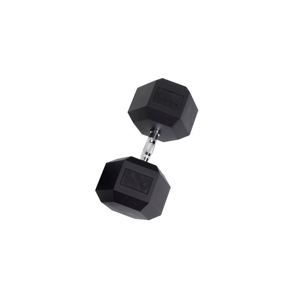 Body-Solid 100 Lb. Rubber Hex Dumbbell SDR100