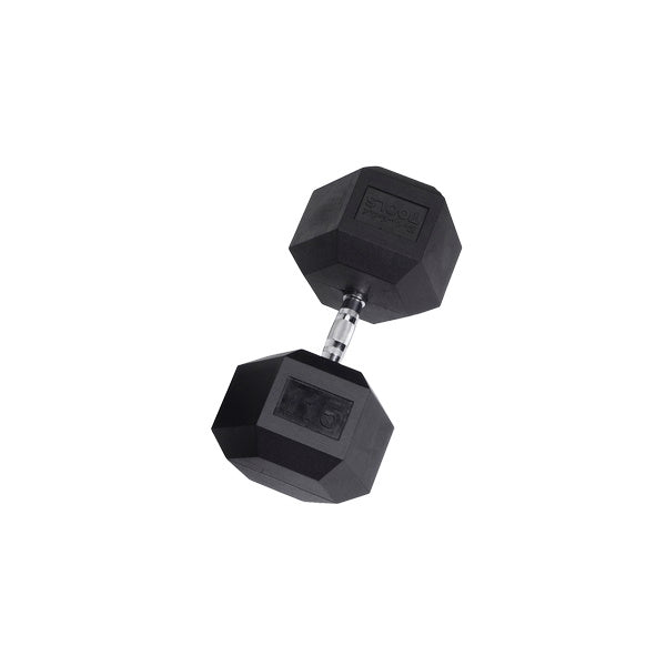 Body-Solid 115 Lb. Rubber Hex Dumbbell SDR115