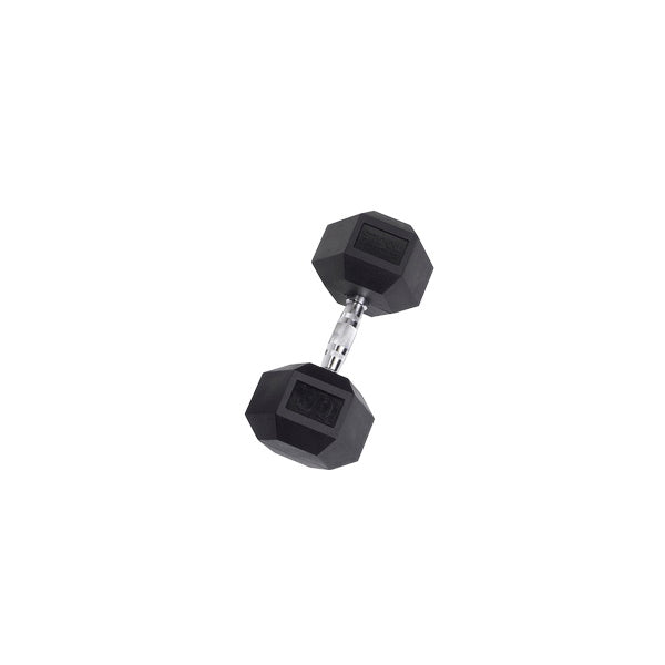 Body-Solid 50 Lb. Rubber Hex Dumbbell SDR50