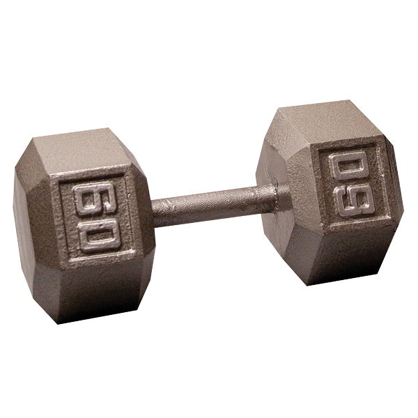 Body-Solid 60 Lb. Cast Iron Hex Dumbbell SDX60