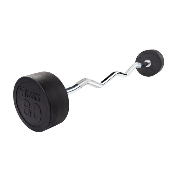 Body-Solid 80 lb. Fixed Weight Ez-Curl Barbells SBZ80