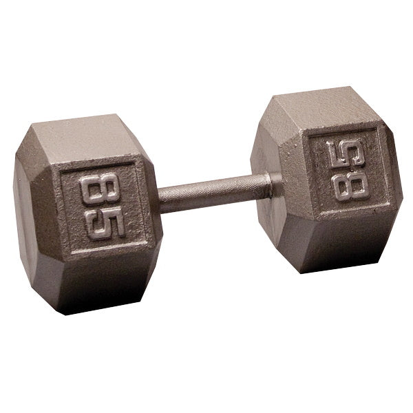 Body-Solid 85 Lb. Cast Iron Hex Dumbbell SDX85