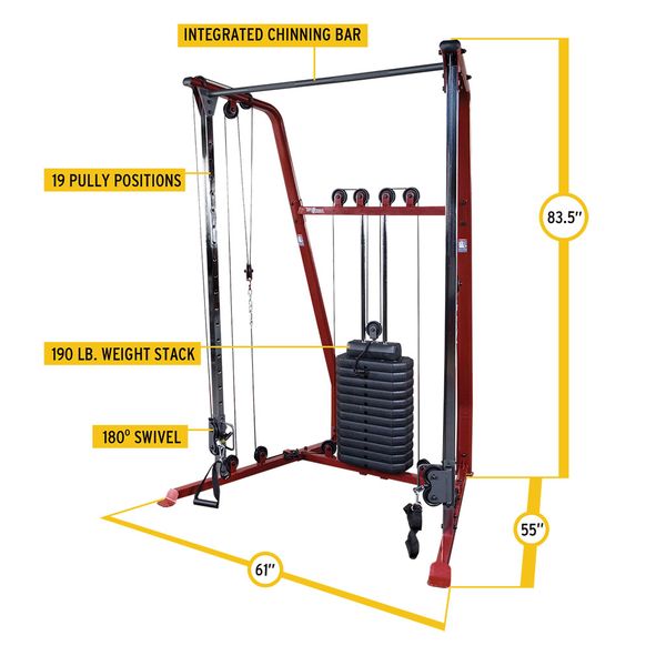 Body-Solid Best Fitness Functional Trainer BFFT10R