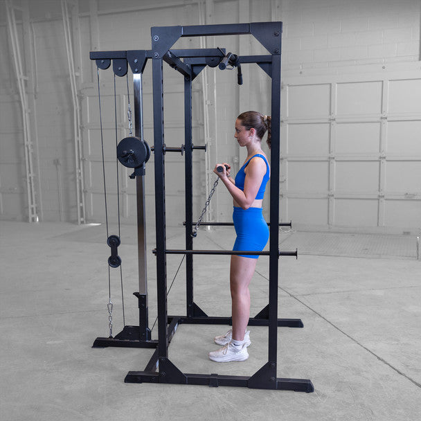 Body-Solid Best Fitness Power Rack Lat Attachment BFLA100B