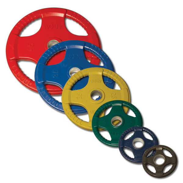 Body-Solid Color Rubber Grip Olympic Plates ORC