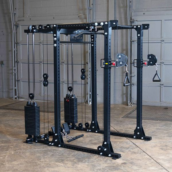 Body-Solid Functional Trainer Attachment with Weight Stacks GPRFTS