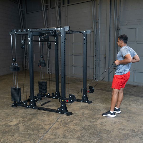 Body-Solid Functional Trainer Attachment with Weight Stacks GPRFTS