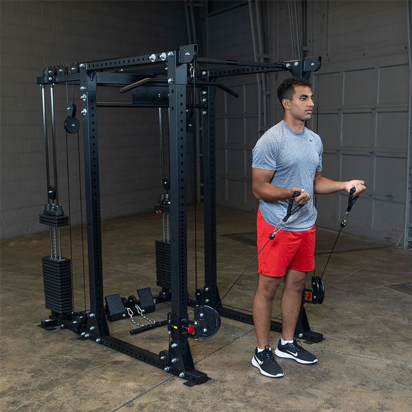 Body-Solid Functional Trainer Attachment with Weight Stacks GPRFTS