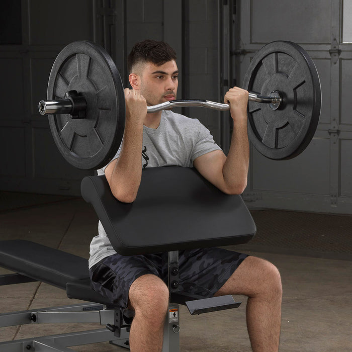 Body-Solid GPCA1 Weight Bench Preacher Curl Attachment