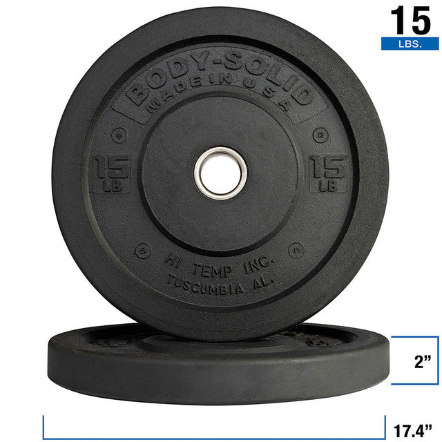 Body-Solid Hi-Temp Bumper Plates OBPH