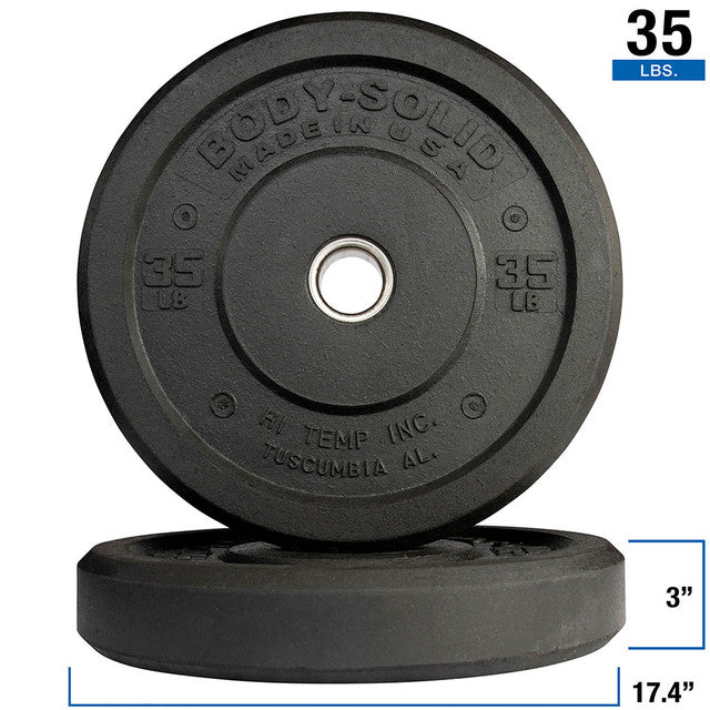 Body-Solid Hi-Temp Bumper Plates OBPH
