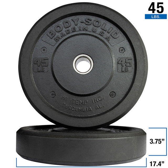 Body-Solid Hi-Temp Bumper Plates OBPH
