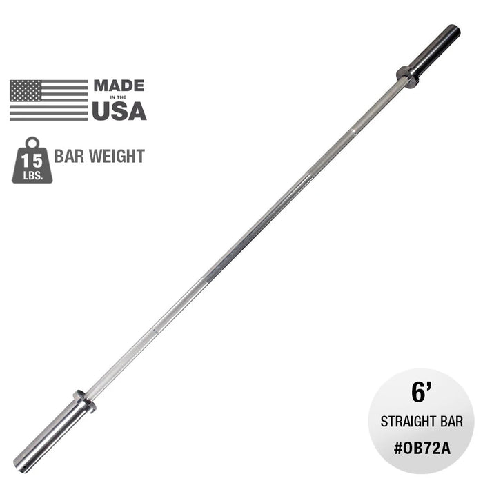 Body-Solid OB72A15 2" Olympic 6' Lightweight Bar