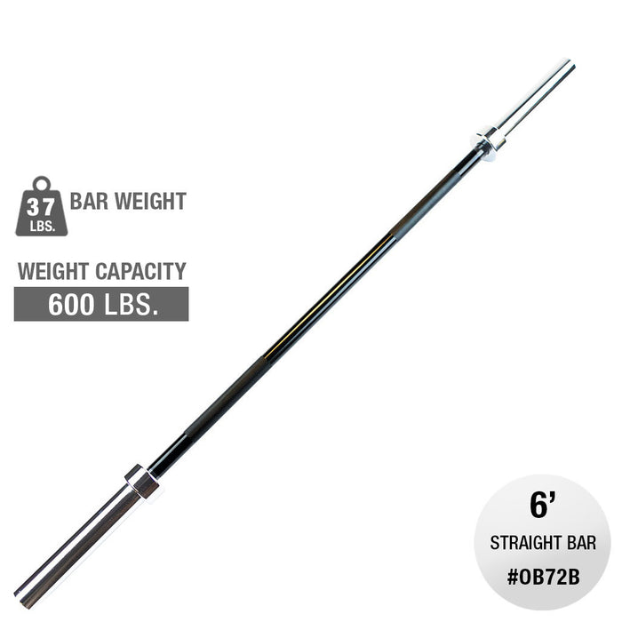 Body-Solid OB72B 2" Olympic 6' Bar
