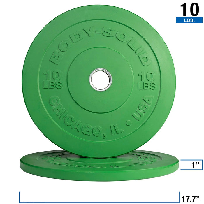 Body-Solid OBPXC Color Bumper Plates