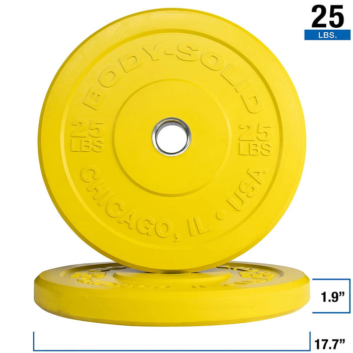 Body-Solid OBPXC Color Bumper Plates