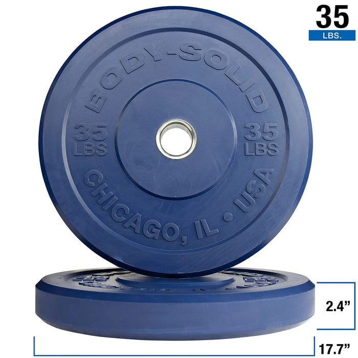 Body-Solid OBPXC Color Bumper Plates