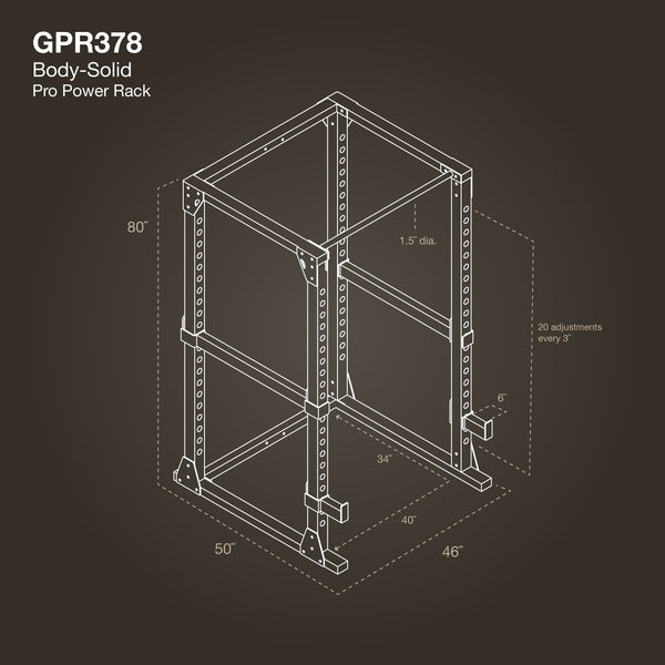 Body-Solid Power Rack GPR378