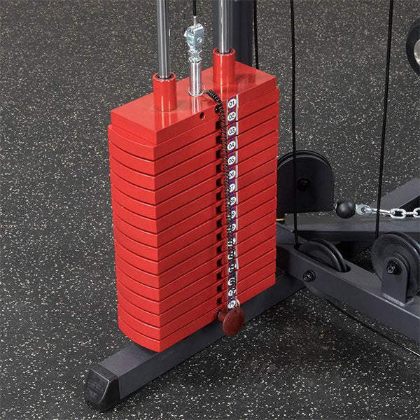 Body-Solid Premium Red 200 lb Weight Stack HP200