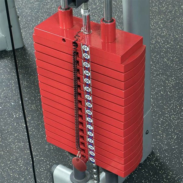 Body-Solid Premium Red 200 lb Weight Stack HP200