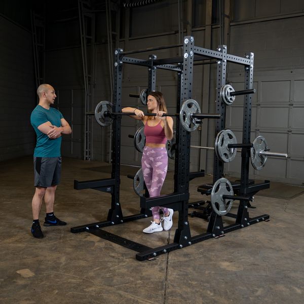 Body-Solid Pro ClubLine Back-to-Back Double Commercial Half Rack SPR500DBL