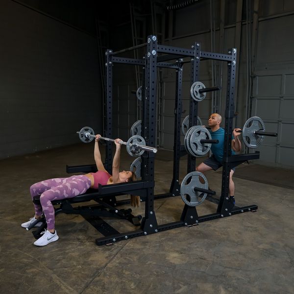 Body-Solid Pro ClubLine Back-to-Back Double Commercial Half Rack SPR500DBL