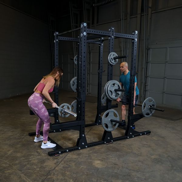 Body-Solid Pro ClubLine Back-to-Back Double Commercial Half Rack SPR500DBL