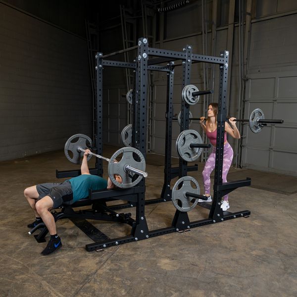 Body-Solid Pro ClubLine Back-to-Back Double Commercial Half Rack SPR500DBL