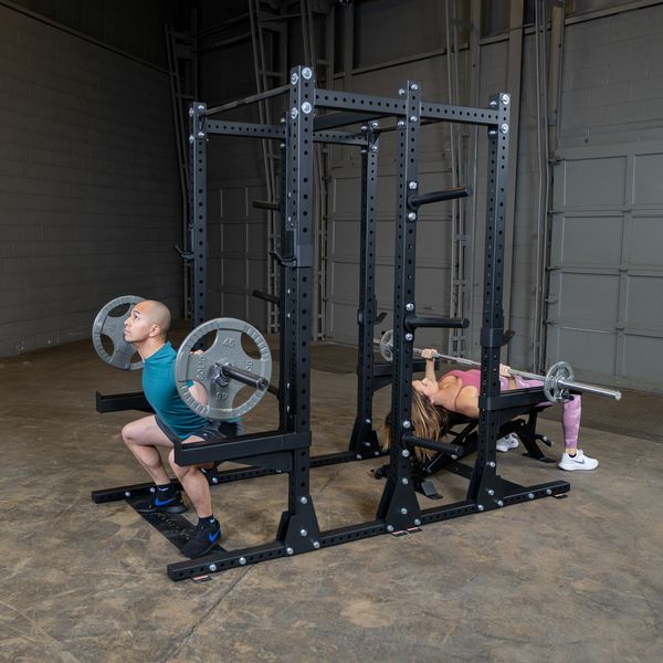 Body-Solid Pro ClubLine Back-to-Back Double Commercial Half Rack SPR500DBL