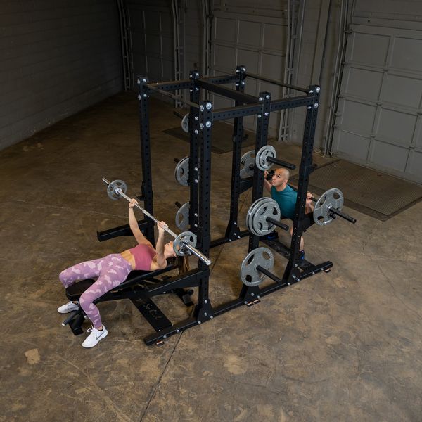 Body-Solid Pro ClubLine Back-to-Back Double Commercial Half Rack SPR500DBL
