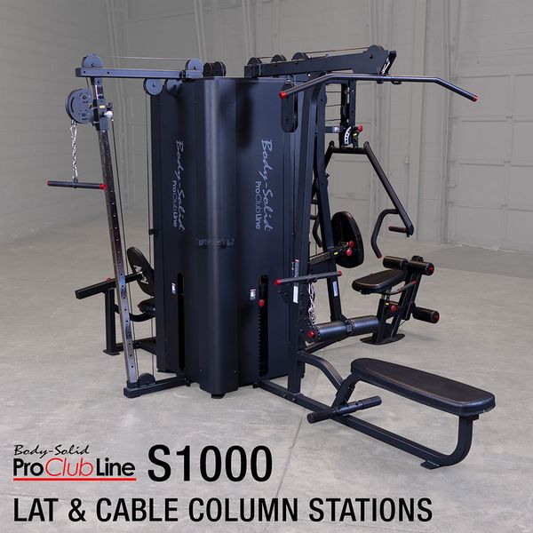 Body-Solid Pro Clubline 4 Stack Commercial Gym S1000