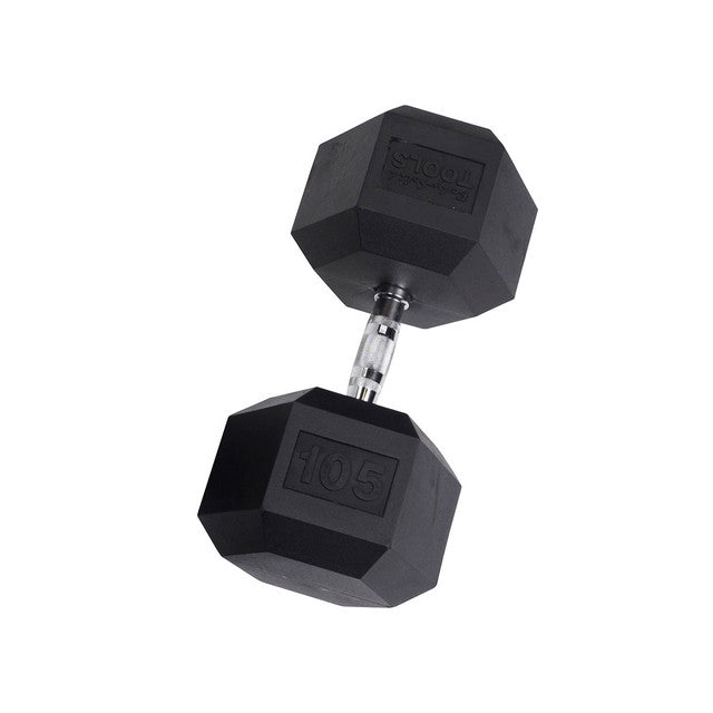 Body-Solid Rubber Hex Dumbbells SDR