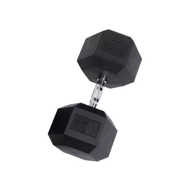 Body-Solid Rubber Hex Dumbbells SDR