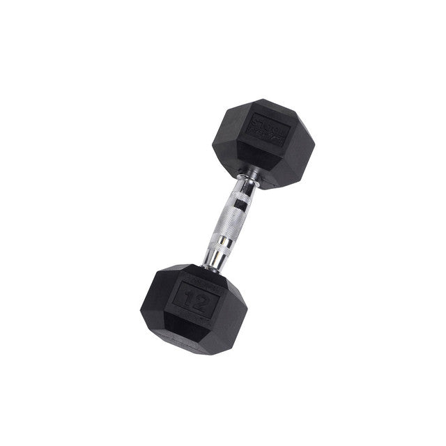 Body-Solid Rubber Hex Dumbbells SDR