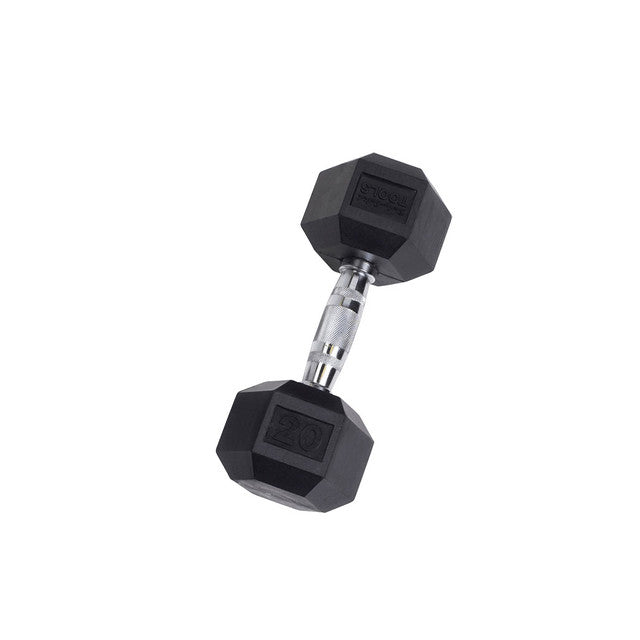 Body-Solid Rubber Hex Dumbbells SDR
