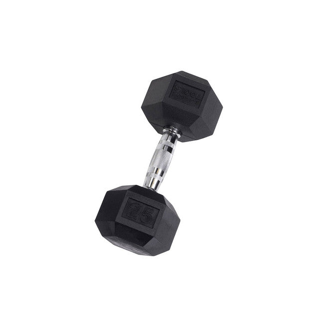 Body-Solid Rubber Hex Dumbbells SDR