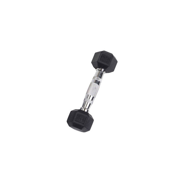 Body-Solid Rubber Hex Dumbbells SDR